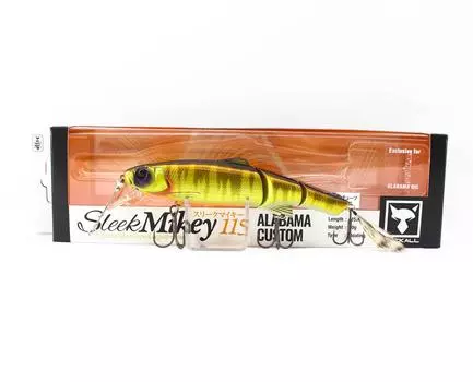 Плавающая приманка Jackall Mikey Sleek 115 Alabama Gold Flashing Oikawa (1839 г.)