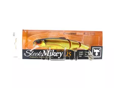 Плавающая приманка Jackall Mikey Sleek 115 Gold Flashing Shad (7283)