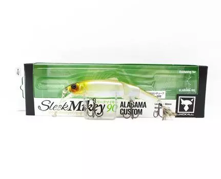 Плавающая приманка Jackall Mikey Sleek 90 Alabama Sleek Pearl Magic (1808)