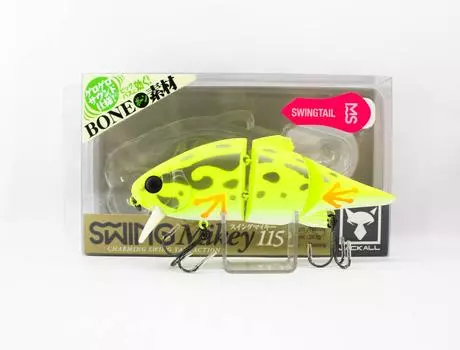 Плавающая приманка Jackall Mikey Swing 115 Bone Chart Frog (9711)