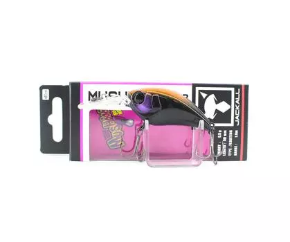 Плавающая приманка Jackall Mushbob 50 MR Kawashima Jakumeimetsu Black (2995 год)