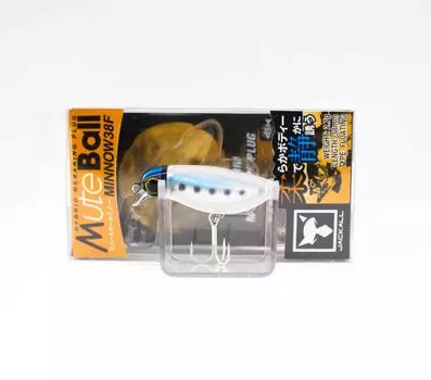 Плавающая приманка Jackall Mute Ball Minnow 38F Ghost Iwashi (5044)