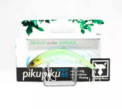 Плавающая приманка Jackall Piku Piku 65 Clear Chart (0033)