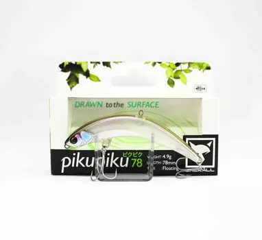 Плавающая приманка Jackall Piku Piku 78 Natural Ghost Wakasagi (0156)