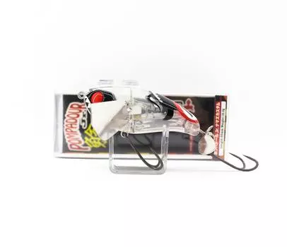 Плавающая приманка Jackall Pompadour JR Catfish на заказ, прозрачная Nazzy (5883)