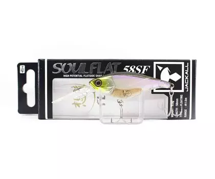 Плавающая приманка Jackall Soul Flat 58SF Ghost Wakasagi (5466)