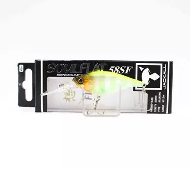 Плавающая приманка Jackall Soul Flat 58SF Pol Chart Back Bluegill (5497)