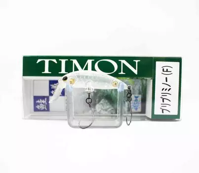 Плавающая приманка Jackall Timon Buri Buri Minnow F, прозрачная (6562)