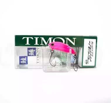 Плавающая приманка Jackall Timon Chibi Buri Buri Minnow F, розовая (8769)