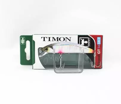 Плавающая приманка Jackall Timon Tricoroll GT 56 SR-F Ukimizu с белой спинкой (8144)