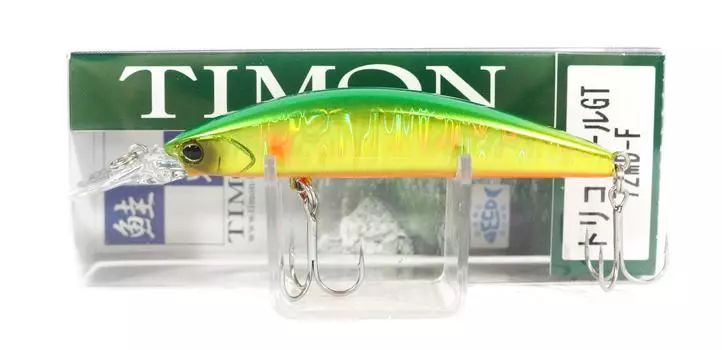 Плавающая приманка Jackall Timon Tricoroll GT 72 MD-F Green Gold Ayu (4491)