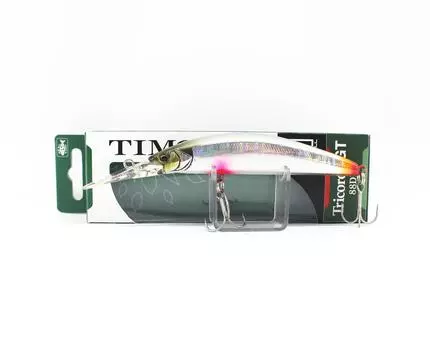 Плавающая приманка Jackall Timon Tricoroll GT 88 DR-F с белой спинкой (4151)