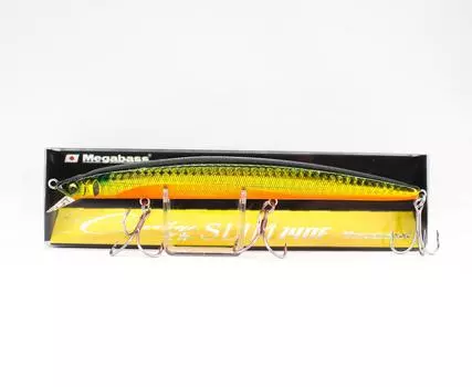 Плавающая приманка Megabass Cookai Slim 140F GG Kinbora (6284)