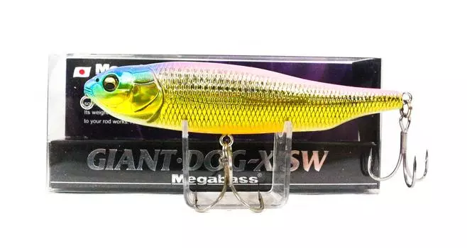 Плавающая приманка Megabass Dog X Giant SW GG Золотой Розовый Konoshiro (7669)