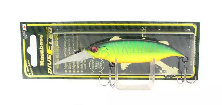 Плавающая приманка Megabass Elbo Dive Mat Tiger (0205)