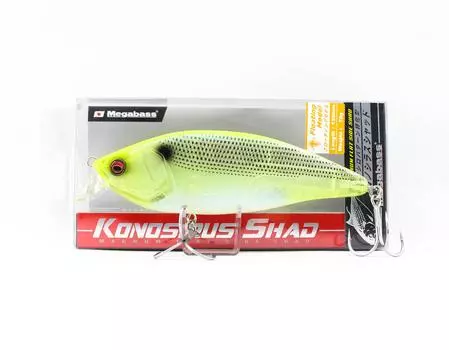 Плавающая приманка Megabass Konosirus Shad GP Chart Назад Ghost Konoshiro (6990)
