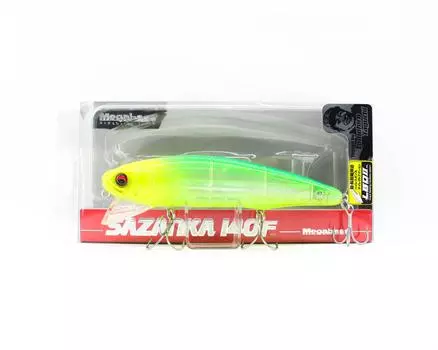 Плавающая приманка Megabass Sazanka 140F GP Sparkling Chart Head (5323)