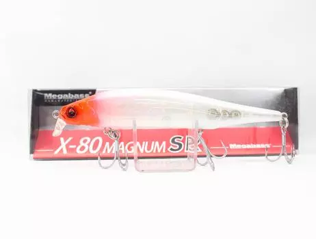 Плавающая приманка Megabass X-80 Magnum SR GP Red Head (2711)