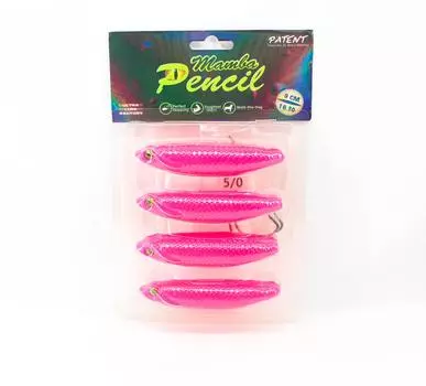 Плавающая приманка Ultra Lure Factory Mamba Pencil, 4 шт./упаковка, розовый (4690)