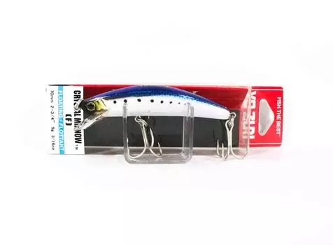 Плавающая приманка Yo Zuri Crystal Minnow 70 мм R1122-HIW (9791)