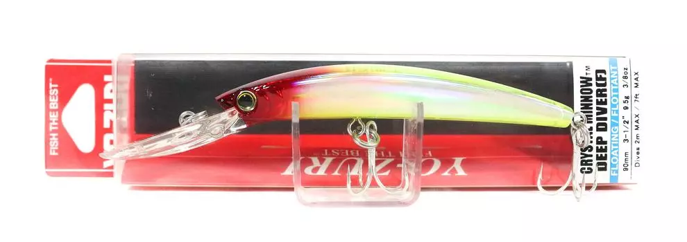 Плавающая приманка Yo Zuri Crystal Minnow DD 90 мм R1134-HCR (2325)