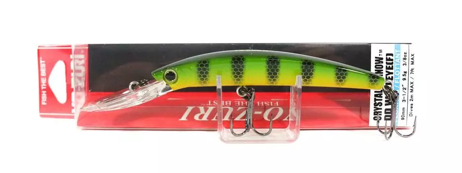Плавающая приманка Yo Zuri Crystal Minnow DD Walleye 90 мм R1205-MPC (6770)