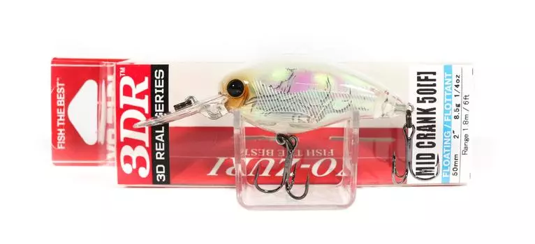 Плавающая приманка Yo Zuri Duel 3DR Mid Crank 50F R1317-RWCF (6717)