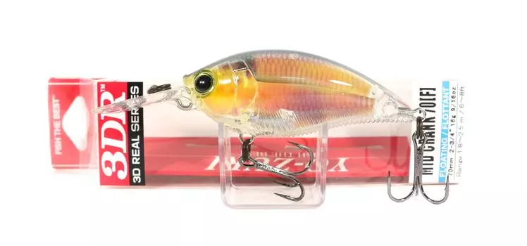 Плавающая приманка Yo Zuri Duel 3DR Mid Crank 70F R1318-RGSN (6755)