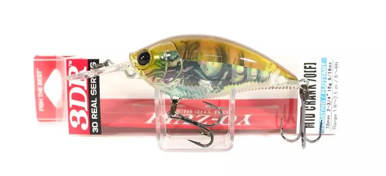 Плавающая приманка Yo Zuri Duel 3DR Mid Crank 70F R1318-RGCF (6748)