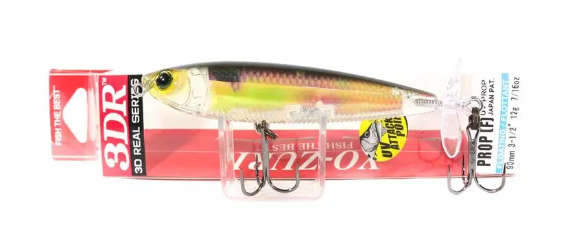 Плавающая приманка Yo Zuri Duel 3DR Prop 90F R1306-RGSN (6021)
