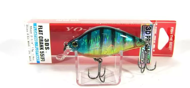 Плавающая приманка Yo Zuri Duel 3DS Flat Crank 55 мм F1141-HBG (3903)