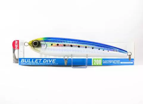 Плавающая приманка Yo Zuri Duel Hardcore Bullet Dive 200 мм F1241-HIW (5280)