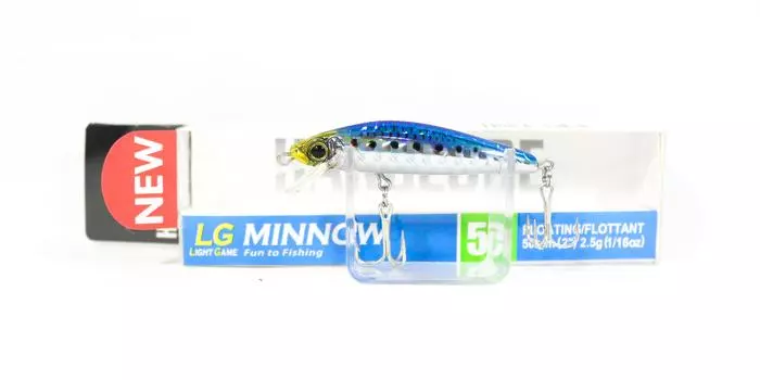 Плавающая приманка Yo Zuri Duel Hardcore LG Minnow 50F F1198-HIW (2168)