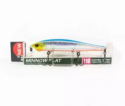 Плавающая приманка Yo Zuri Duel Hardcore Minnow Flat 110F R1361-HBSN (4018)