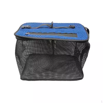 Плавающая рыболовная корзина для хранения рыбы с 10-метровым тросом Orange 29x21x24cm