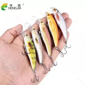 Плавающая рыболовная приманка для гольяна 8 см-7 г-6 # Воблеры Воблеры Isca Искусственная жесткая приманка для карпа Мини-рыболовные приманки