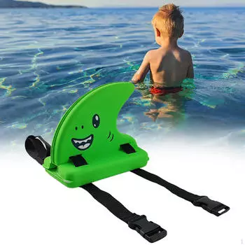 Плавающие плавники акулы EVA для пловцов детей девочек мальчиков зелёный