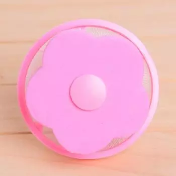 Плавающий фильтр для удаления волос, сетчатый мешок, шарики, коллектор грязного волокна, шарики для стирки, диски, многоразовое средство для чистки стиральных машин розовый