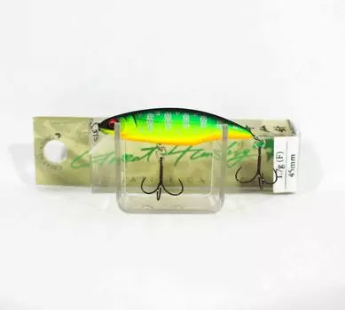 Плавающий коврик для приманки Megabass GH45 Flat Side весом 1,7 грамма Tiger (6628)