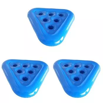 Плавающий надувной треугольный держатель для напитков, стол для бассейна, барный поднос