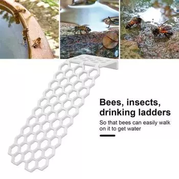 Плавающий пчелиный остров. Пчелиная лестница. Поднос для питья. Поилка для пчел. Водяные станции для бабочек. Ванночки для птиц. жёлтый