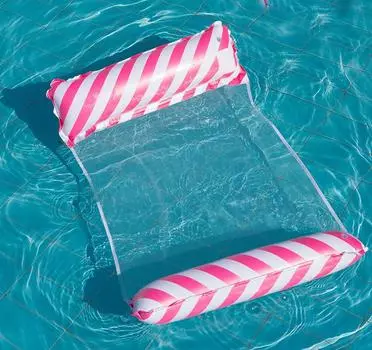 Плавающий поплавок Siyzda для взрослых, поплавок, кровать, водный гамак, сильная плавучесть, летние пляжные игры, водные игры, летние вечеринки у бассейна, пляж, загар, 130x70 см, тепло красный