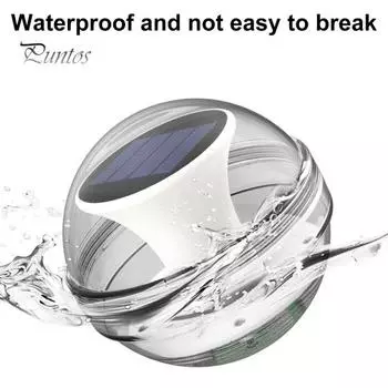 Плавающий светильник на солнечной энергии, IP65, водонепроницаемый, 3 режима, открытый бассейн, пруд, ночник, украшение для садовой вечеринки чистый