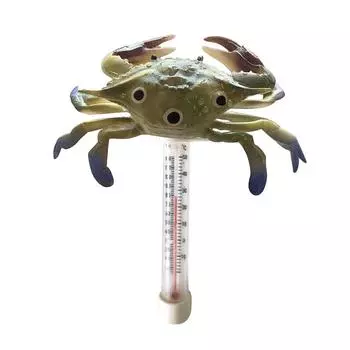 Плавающий термометр для бассейна, термометр для температуры воды, для бассейна, ванны, спа, горячая вода Crab