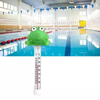 Плавающий термометр в виде лягушки, легко читаемый СПА с ниткой воды для ледяной ванны, ребенка