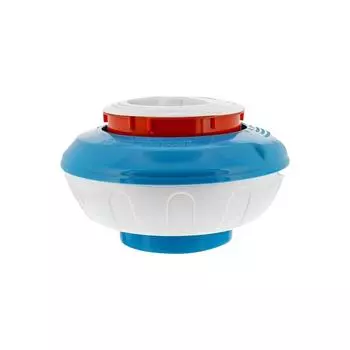 Плавающий водный ящик для бассейна, плавающий выдвижной диспенсер для воды с мультяшным рисунком для бассейна One Size синий