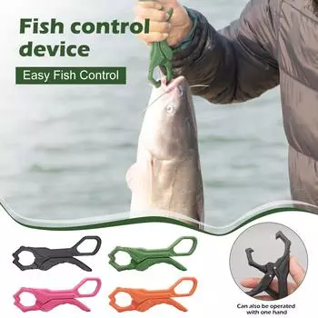 Плавающий зажим для рыбы, Рыбалка, Клещи для рта сома, Зажим для окуня, Зажим для электронных весов, Зажим для губ с соленой водой со шнуром, Подарки для мужчин One Size армия зеленый