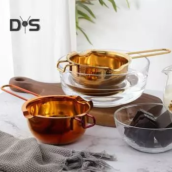 Плавильный котел из нержавеющей стали, эргономичный антипригарный универсальный маленький подогреватель для масла, конфет, шоколада, кухонные принадлежности