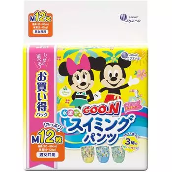 Плавки Goon для игры в воде M 12 предметов [Mihama Tsusho], унисекс, размер,