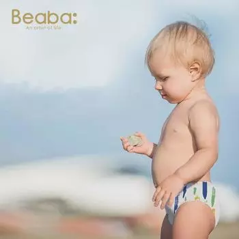 Плавки и одноразовые подгузники Beaba Light-Year Midsummer для малышей XXL (15-18 kg)